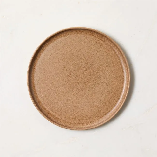 Drift Tan Salad Plate with Reactive Glaze