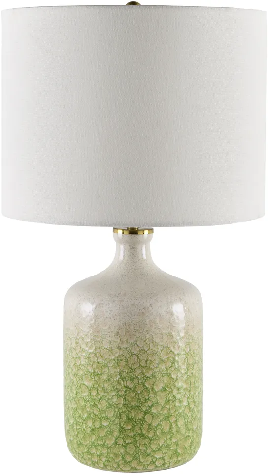 Benin  Glazed 23"H x 13"W x 13"D Accent Table Lamp