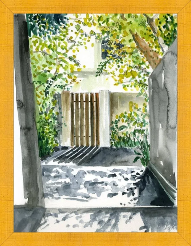 Garden Gate by Miri Eshet for Artfully Walls
