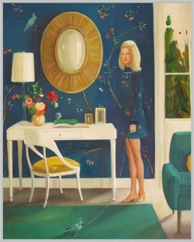 The Invisible Nature of Tansy Fairchild by Janet Hill for Artfully Walls