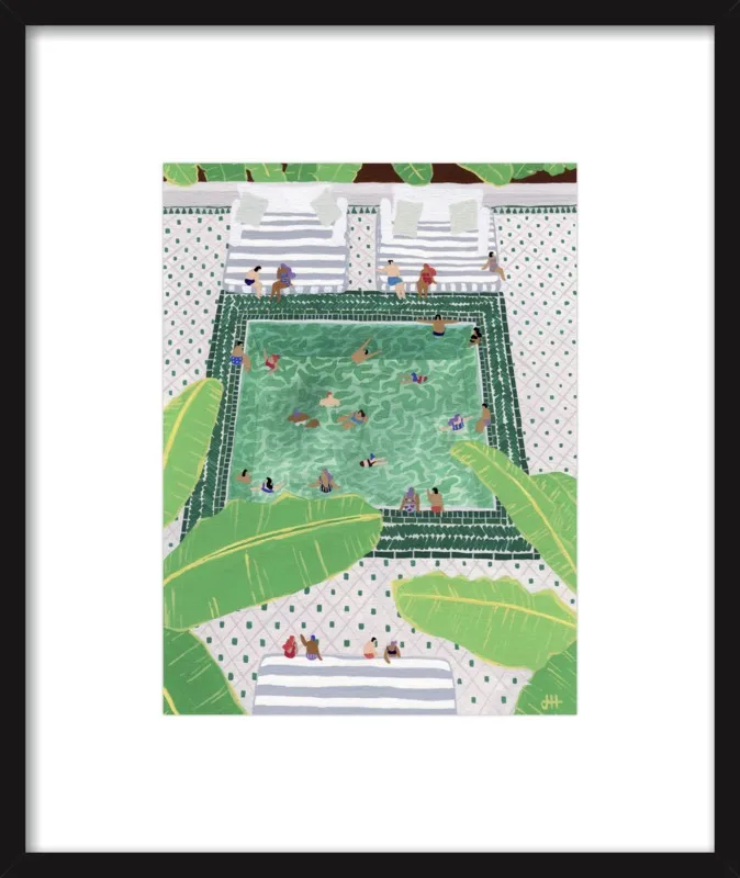 Green Riad by Joanne Ho for Artfully Walls