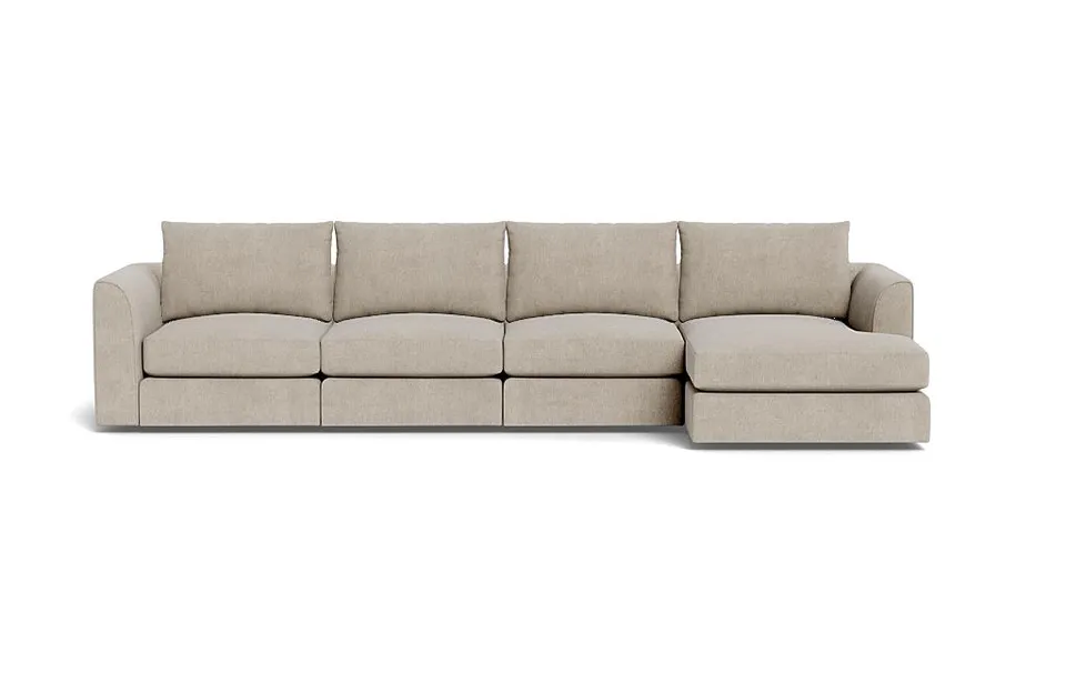 Beckham Modular 4-Seat Right Chaise Sectional