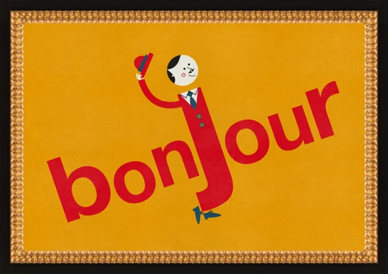 Bonjour by Blanca Gómez for Artfully Walls