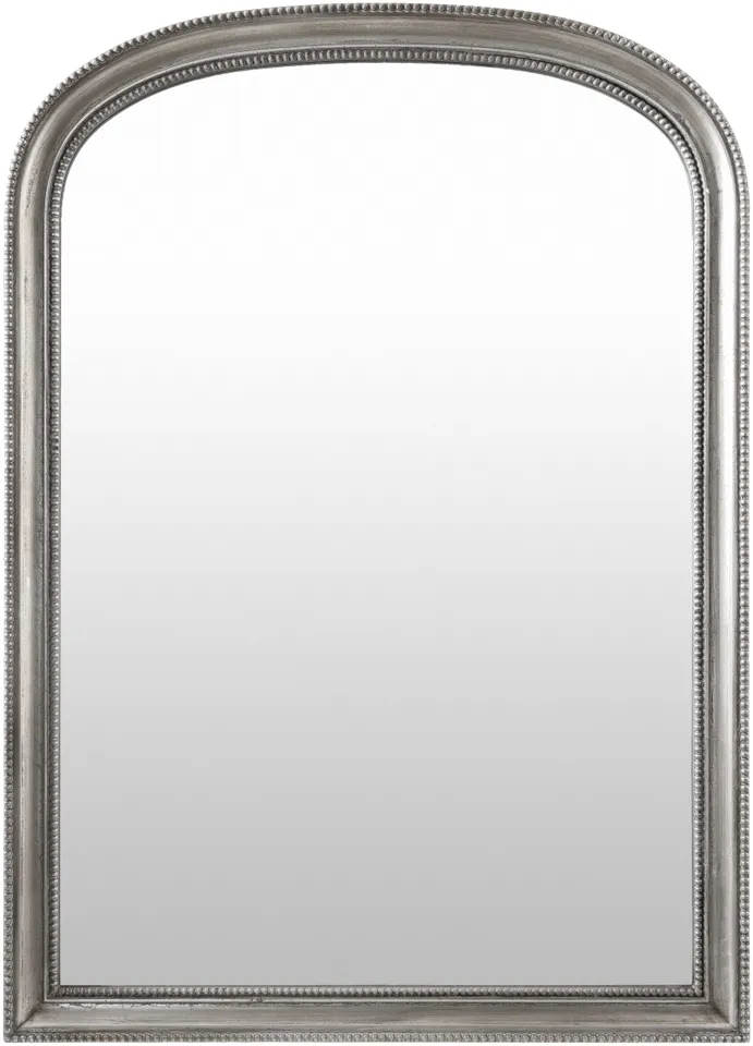 Nalanda Metallic - Silver 42"H x 30"W x 2"D Mantel Mirror