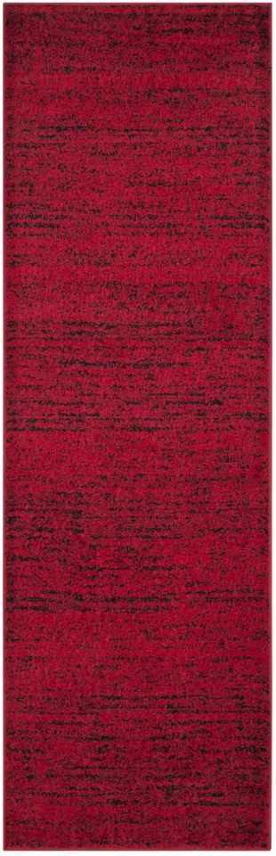 Arlo Home Woven Area Rug, ADR117F, Red/Black,  2' 6" X 6'
