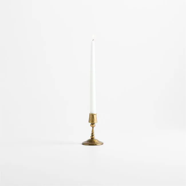 Luce Mini Brass Taper Holder 4.5"