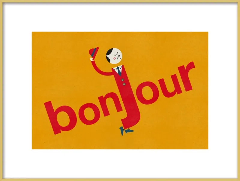 Bonjour by Blanca Gómez for Artfully Walls