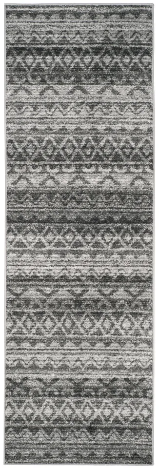 Arlo Home Woven Area Rug, ADR119N, Ivory/Charcoal,  2' 6" X 6'