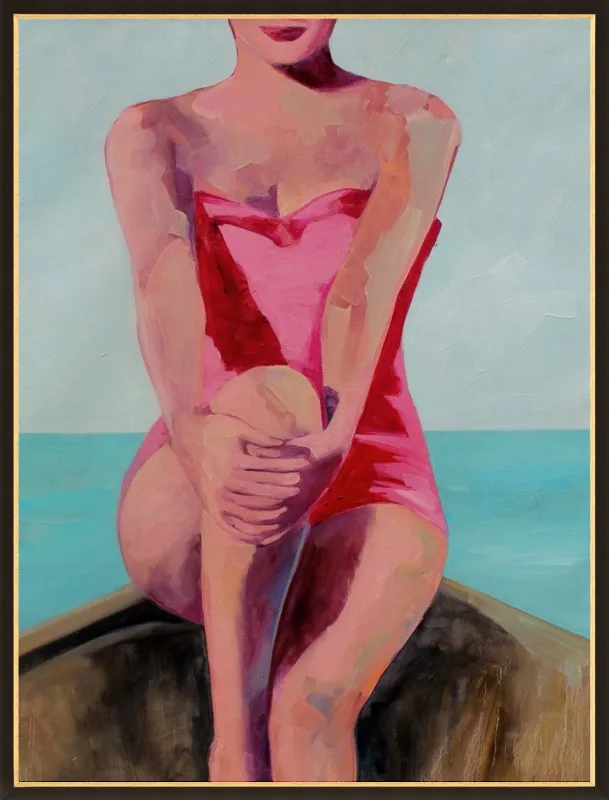 Woman in a Boat by T. S. Harris for Artfully Walls