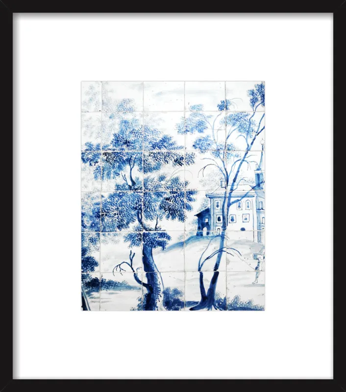 Lisbon Blue Tiles Two by Lupen Grainne for Artfully Walls