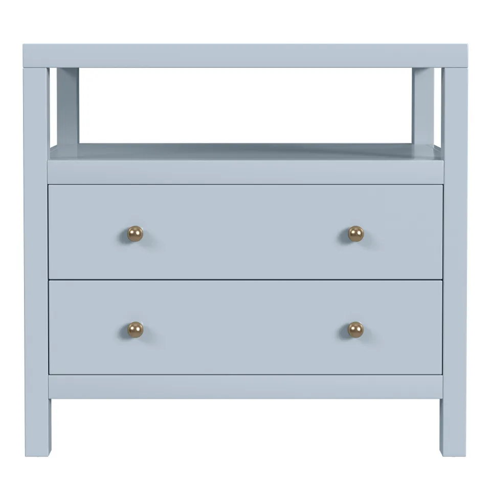 Nora Whisper Blue Nightstand