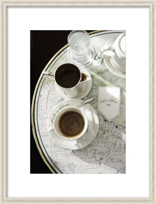 Chocolat chaud au Café de Flore by Lauren & Annael Tolila for Artfully Walls