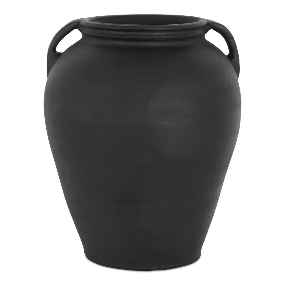 Jovi Vase Black Terracotta