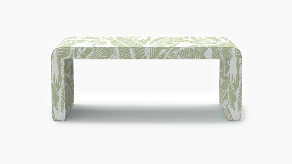 Waterfall Bench, Sage Martinique® Encore
