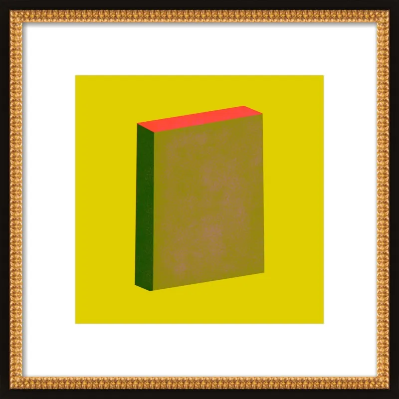 Color Books 4, Olive, Forest, Hot Red & Pear Green by Jessica Poundstone for Artfully Walls