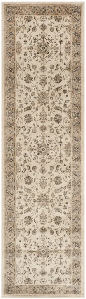 Arlo Home Woven Area Rug, VTG168-3450, Stone/Caramel,  2' 2" X 8'