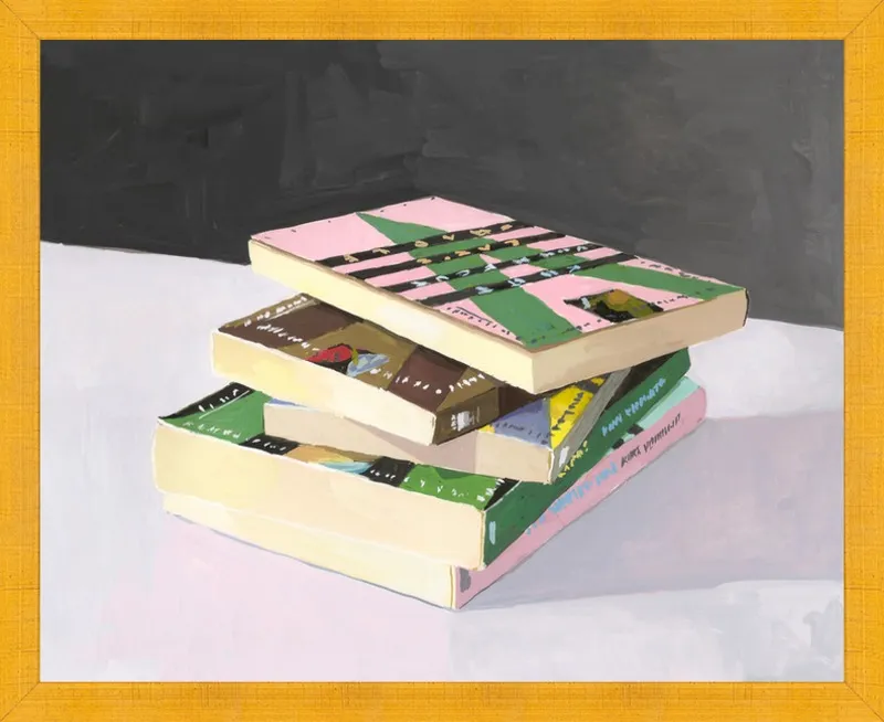 Vonnegut Stack by Elizabeth Mayville for Artfully Walls