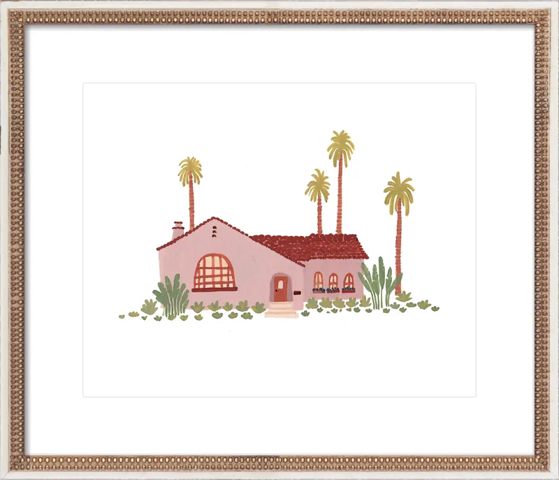 Pink Bungalow by Taylor Ann for Artfully Walls