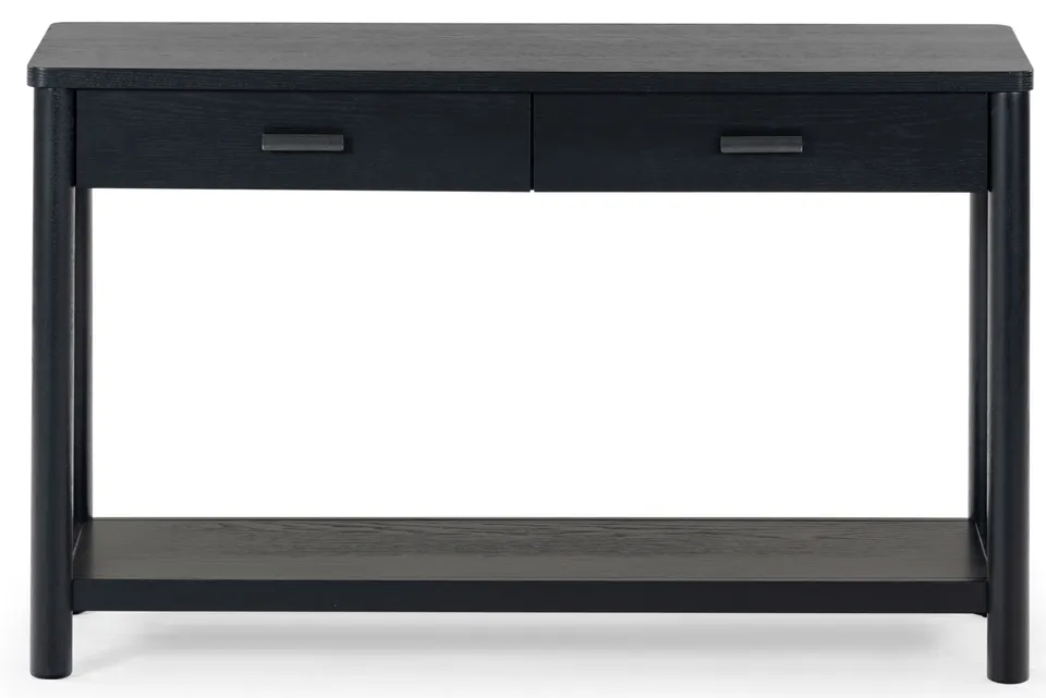 Jaylessa 2 Drawer Console Table - Black