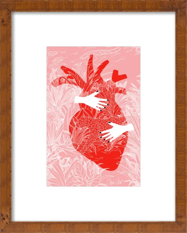REFUGE ROSE by Claire Colin for Artfully Walls