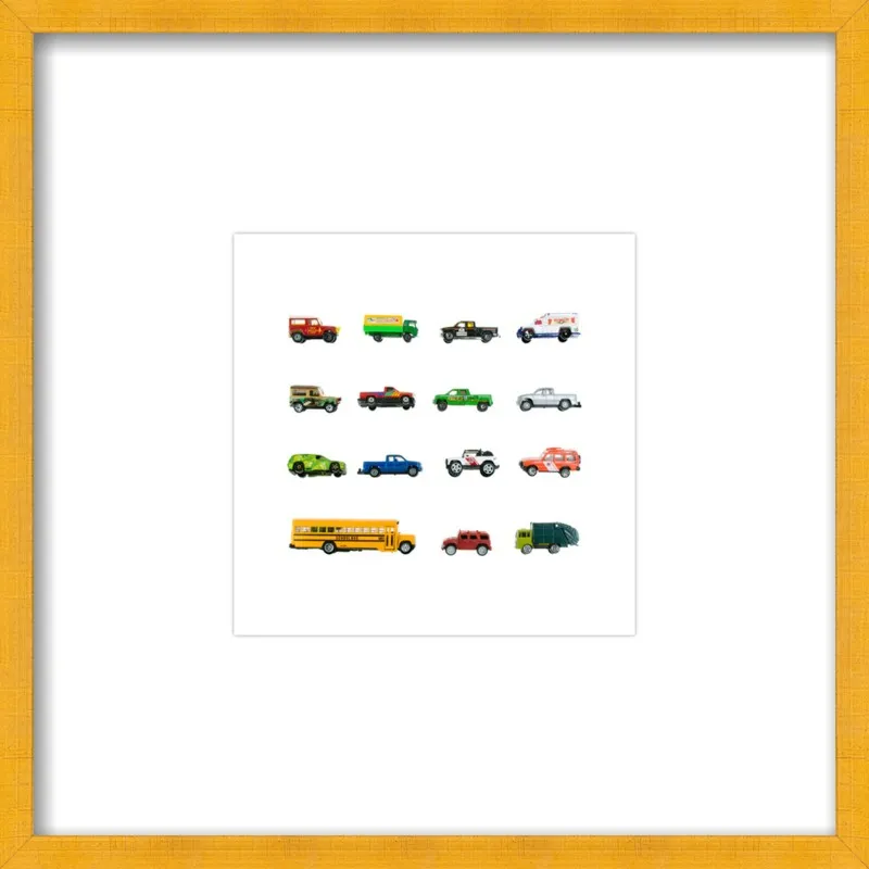 Vintage Toy Trucks by Jennifer Steen Booher for Artfully Walls