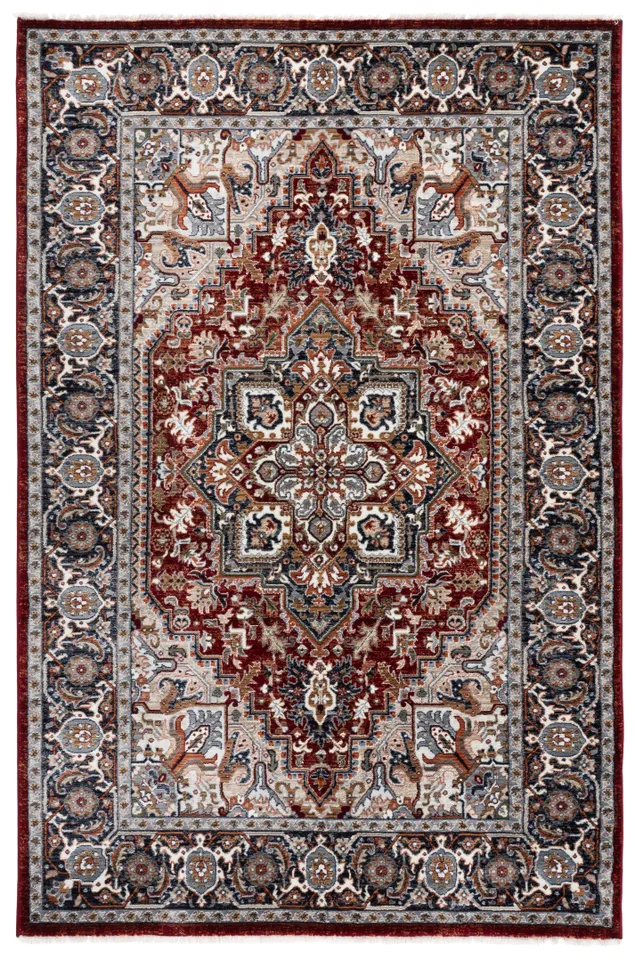 Lauren Ralph Lauren Collection Atwood Rug, Red/Navy, 4' x 6'5"
