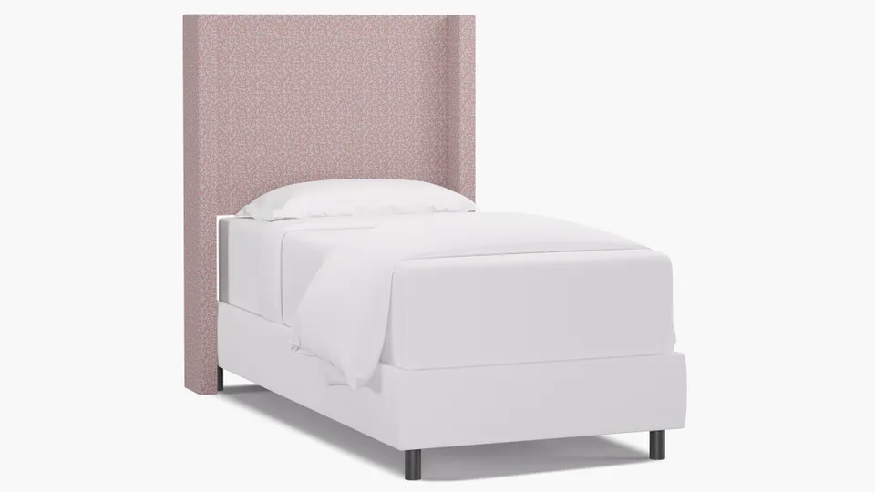 Modern Wingback Headboard, Flamingo Hele Bay, Twin