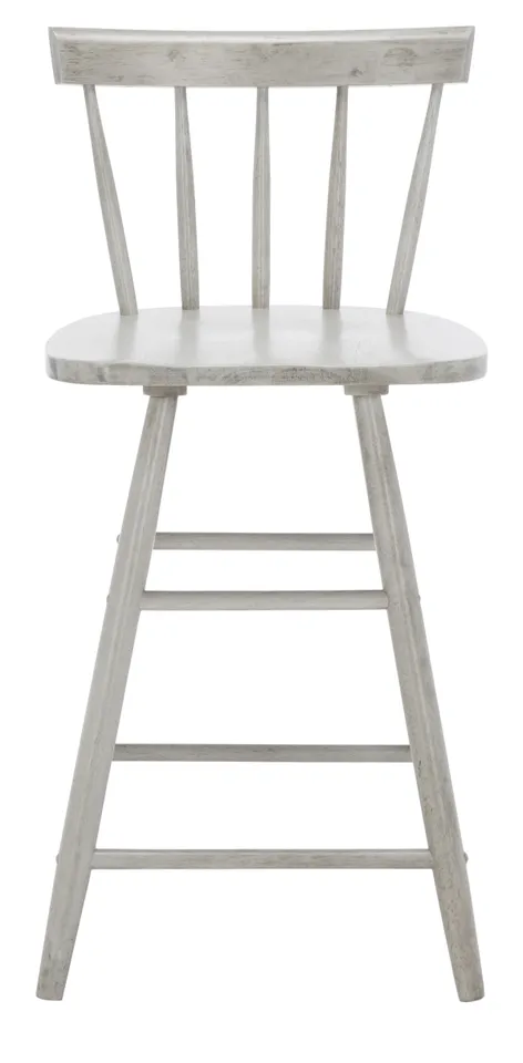 Tally Wood Counter Stool - Gray