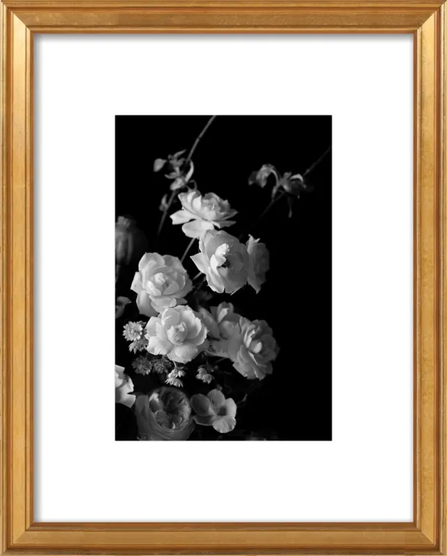 Black and White Floral by Emilia Jane Schobeiri for Artfully Walls