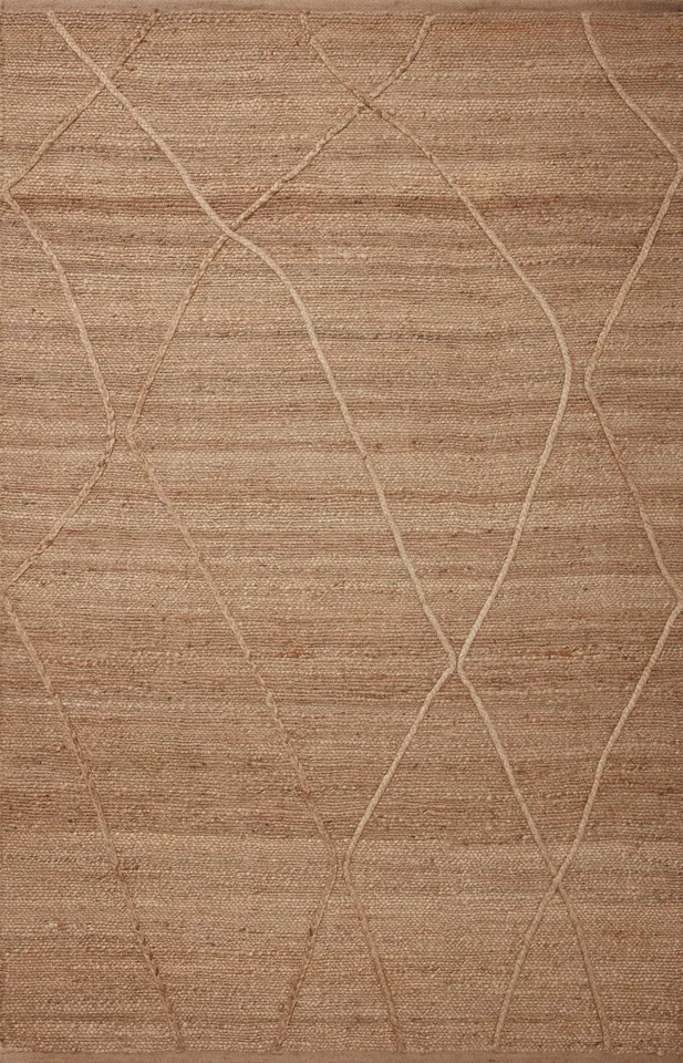 Loloi Bodhi Natural / Natural 18" x 18" Sample