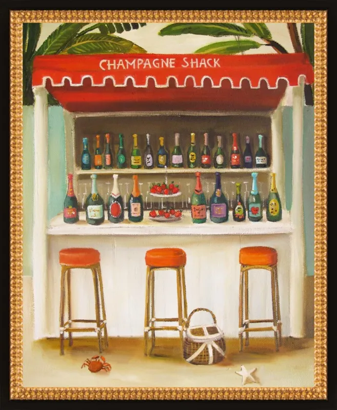 Champagne Shack by Janet Hill for Artfully Walls