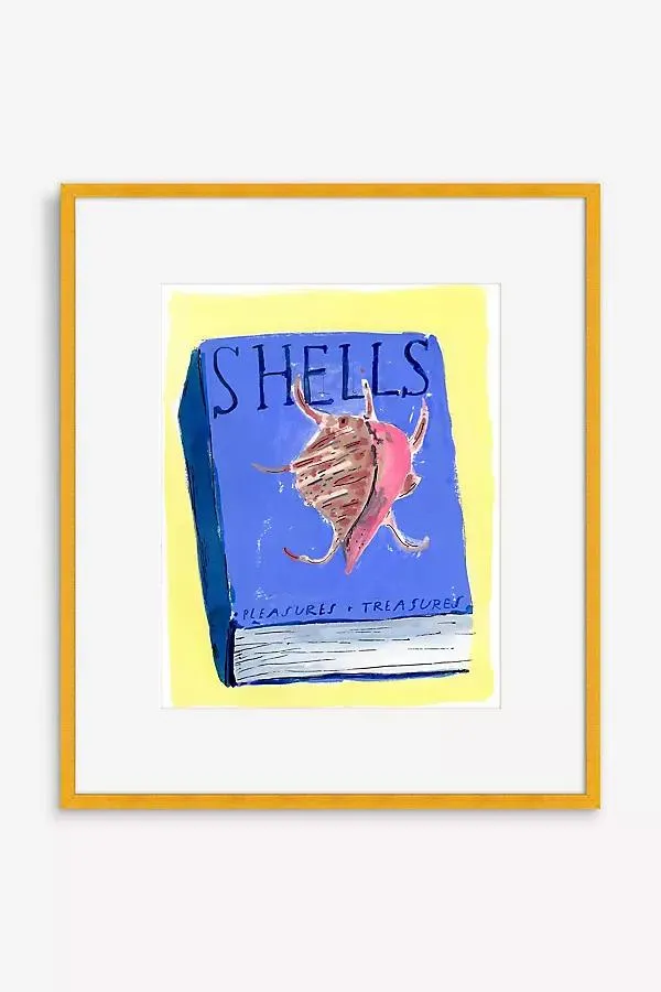 Shells Book Wall Art