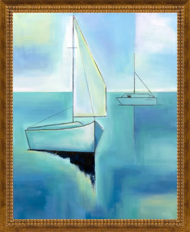 Harbor Greens by Cory McBee for Artfully Walls