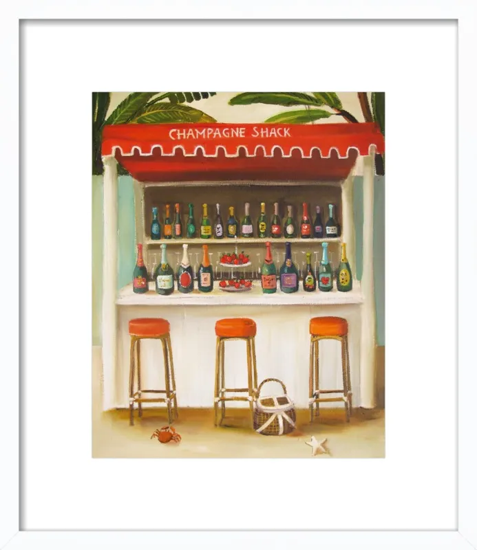 Champagne Shack by Janet Hill for Artfully Walls