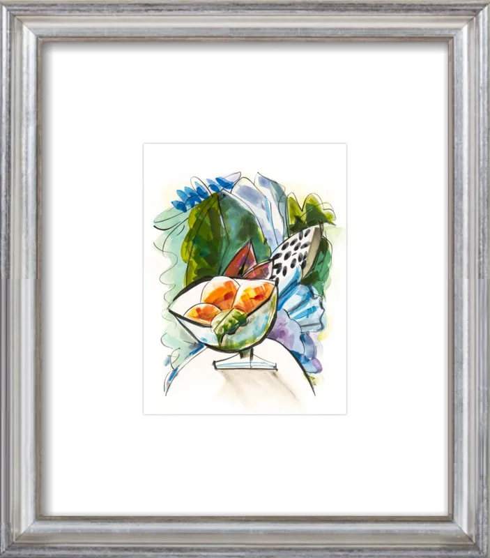 Still life with oranges by Becky Aubry for Artfully Walls