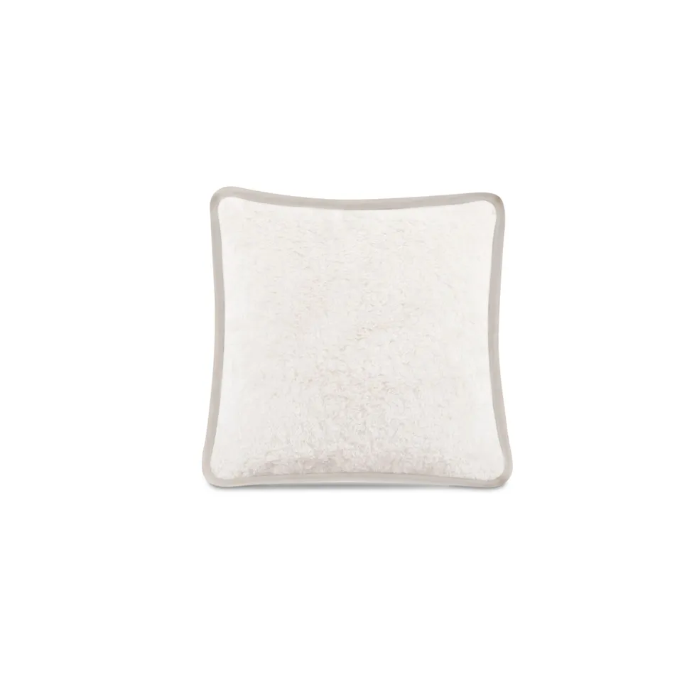 Carr 25In Cushion Faux Fur Cream