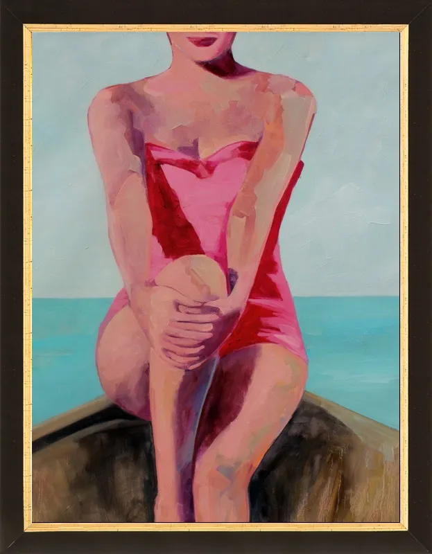 Woman in a Boat by T. S. Harris for Artfully Walls