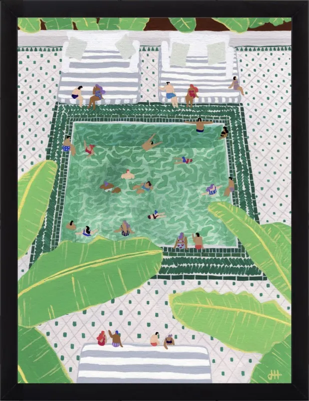 Green Riad by Joanne Ho for Artfully Walls