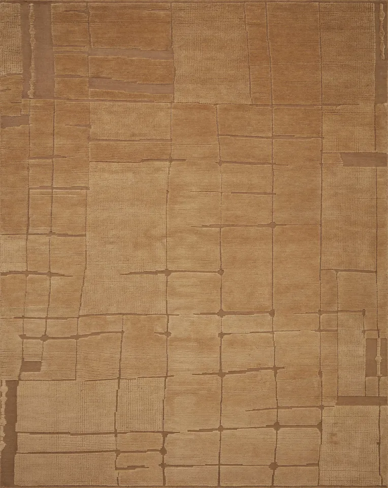 Carrier & Company x Loloi Walker Gold 18" x 18" Sample