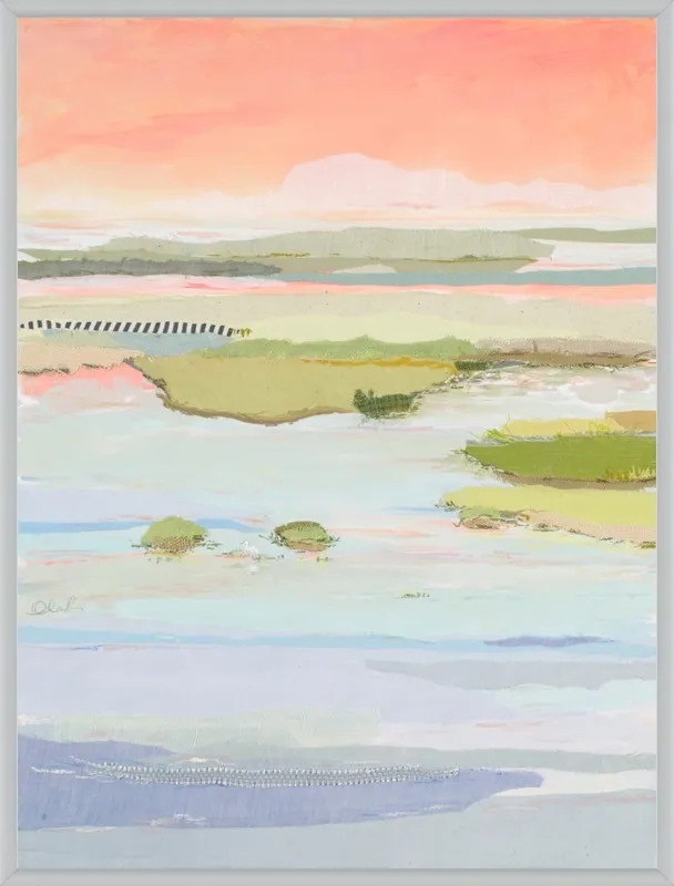 Marsh Blush West by Karin Olah for Artfully Walls