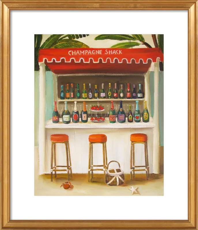 Champagne Shack by Janet Hill for Artfully Walls