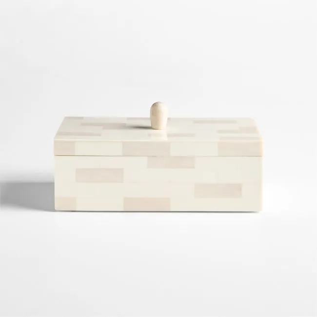 Colette Small 9" Resin Decorative Box by Laura Harrier and Tiffany Howell