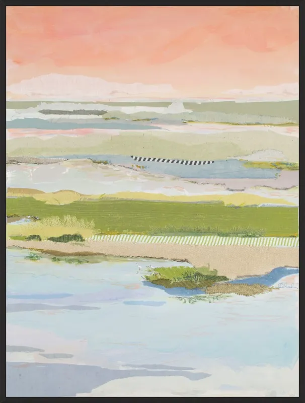 Marsh Blush East by Karin Olah for Artfully Walls