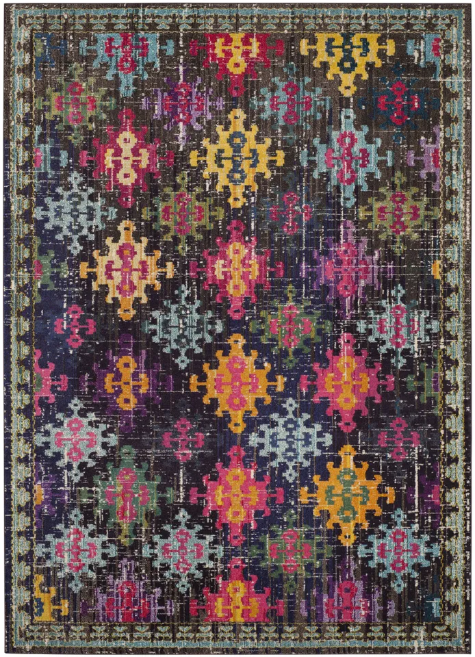 Arlo Home Woven Area Rug, MNC244F, Multi,  9' X 12'