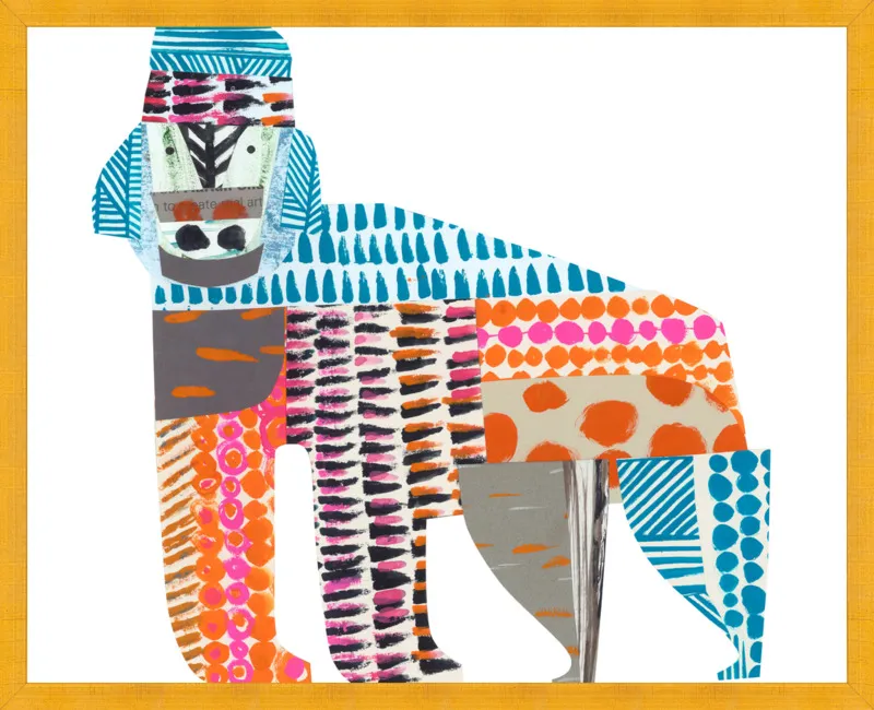 gorilla by Clare Youngs for Artfully Walls