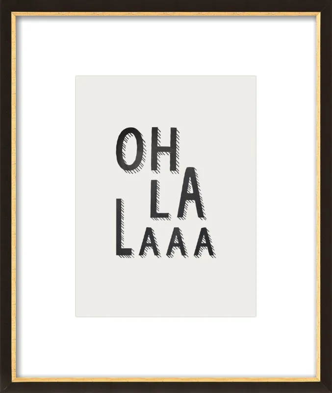 Oh la la by Lonneke de Roos - Kind of Style for Artfully Walls