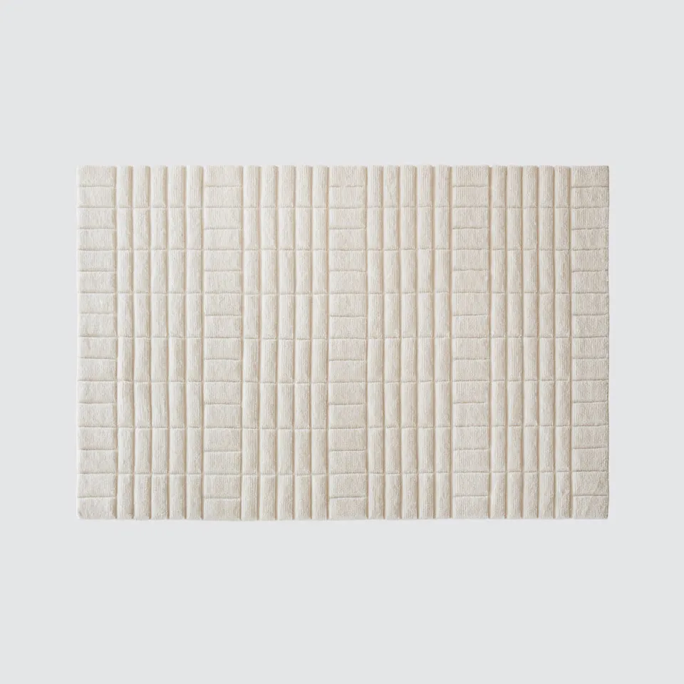 The Citizenry Salina Hand-Knotted Area Rug | 5' x 8' | Ecru
