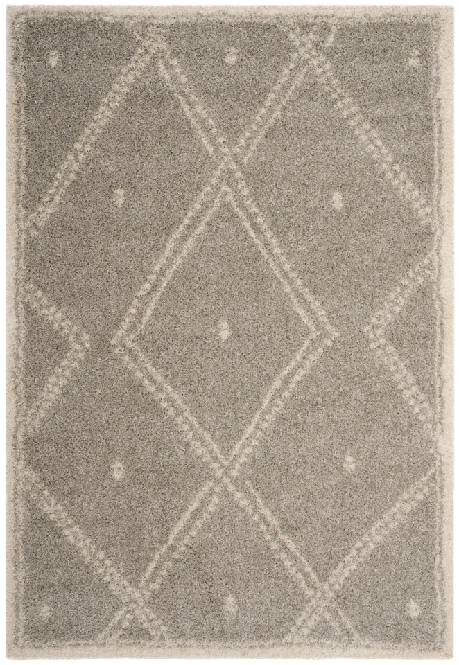 Arlo Home Woven Area Rug, ASG748D, Grey/Ivory,  5' 1" X 7' 6"
