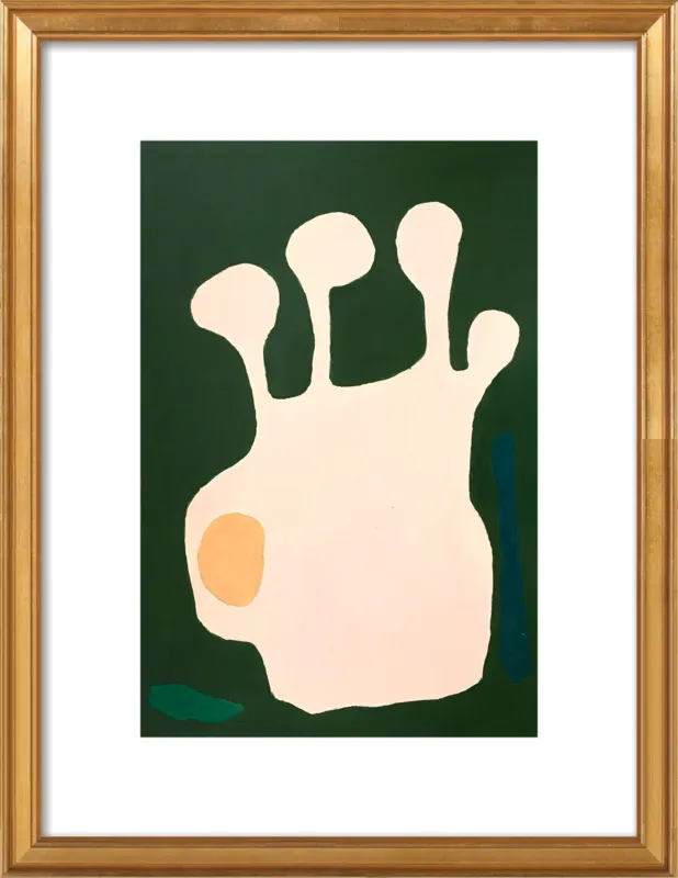Nectarine Vase, abstraction 11 by Neicy Frey by Neicy Frey for Artfully Walls