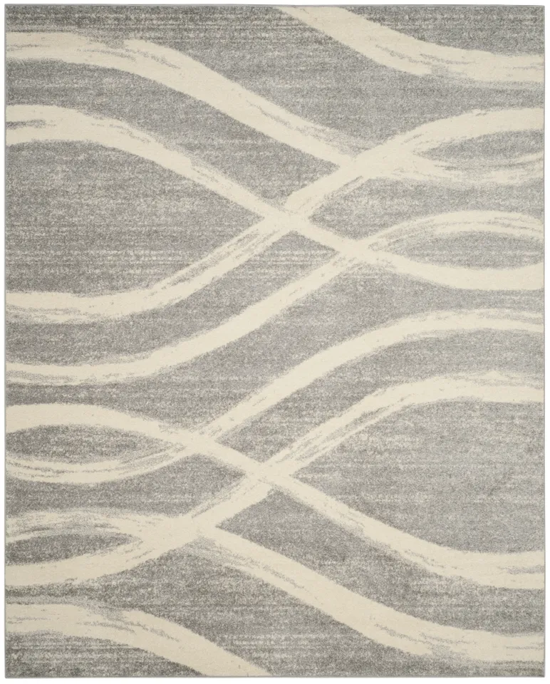 Arlo Home Woven Area Rug, ADR125B, Grey/Cream,  8' X 10'
